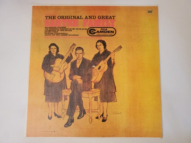 The Carter Family The Original and Great Carter Family vinyl record
