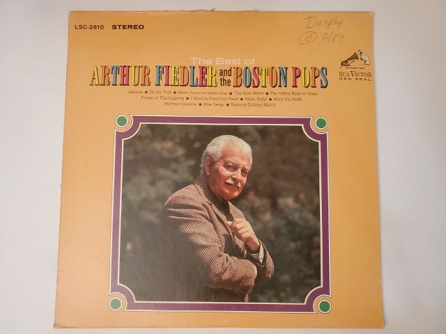 Arthur Fiedler and the Boston Pops The Best of Arthur Fiedler and the Boston Pops vinyl record