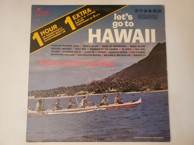 Malekowa & The Trade Winds Let's Go to Hawaii vinyl record
