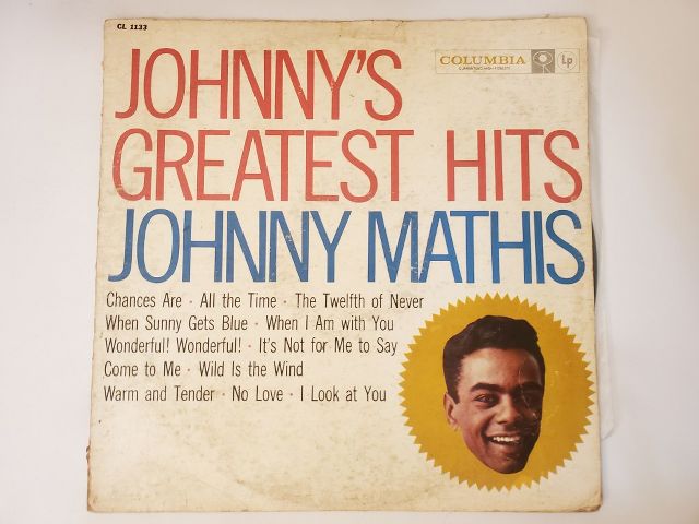 Johnny Mathis Johnny's Greatest Hits vinyl record