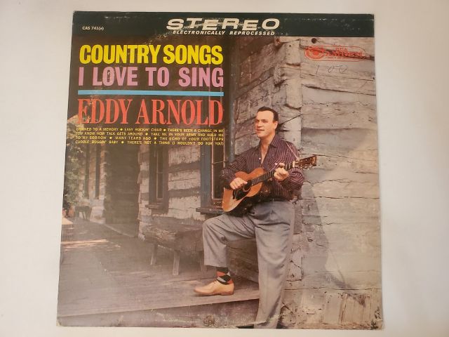 Eddy Arnold Country Songs I Love to Sing vinyl record