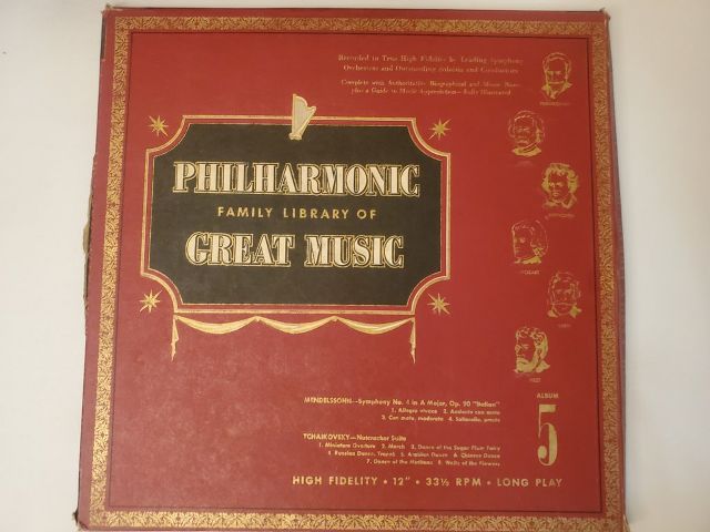 Various Artists Philharmonic Family Library of Great Music: Album 5 vinyl record