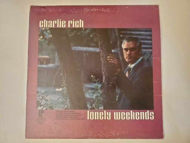 Charlie Rich Lonely Weekends vinyl record