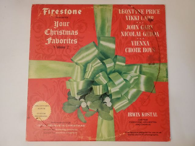 Various Artists Firestone presents Your Christmas Favorites Volume 7 vinyl record