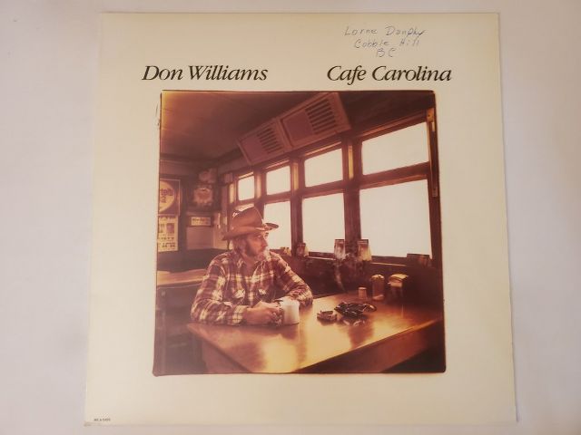 Don Williams Cafe Carolina vinyl record