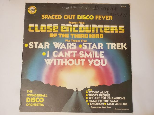 The Wonderball Disco Orchestra Spaced Out Disco Fever vinyl record