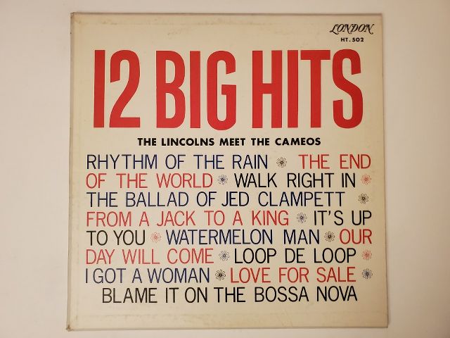 The Lincolns Meet The Cameos 12 Big Hits vinyl record