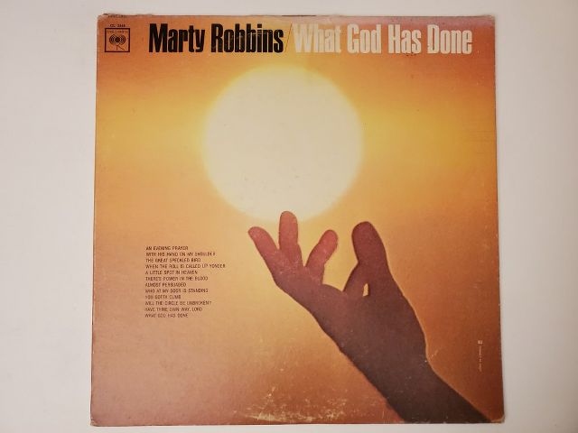 Marty Robbins What God Has Done vinyl record