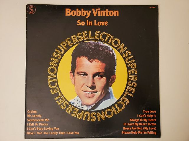Bobby Vinton So In Love vinyl record