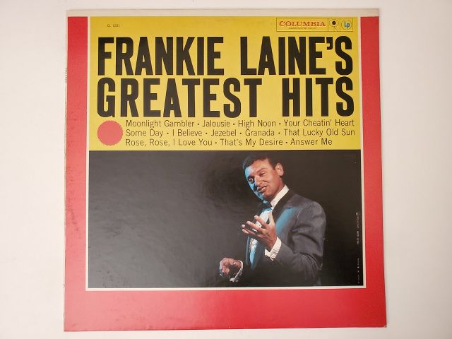 Frankie Laine Frankie Laine's Greatest Hits vinyl record