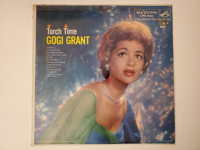 Gogi Grant Torch Time vinyl record