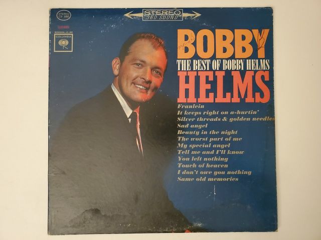Bobby Helms The Best of Bobby Helms vinyl record