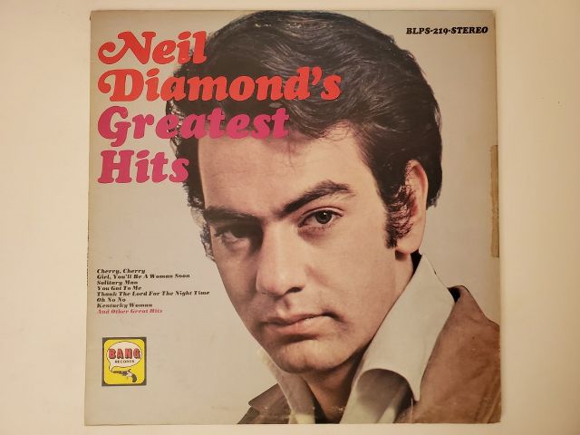 Neil Diamond Neil Diamond's Greatest Hits vinyl record