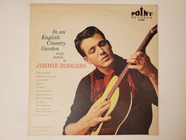 Jimmie Rodgers In an English Country Garden vinyl record