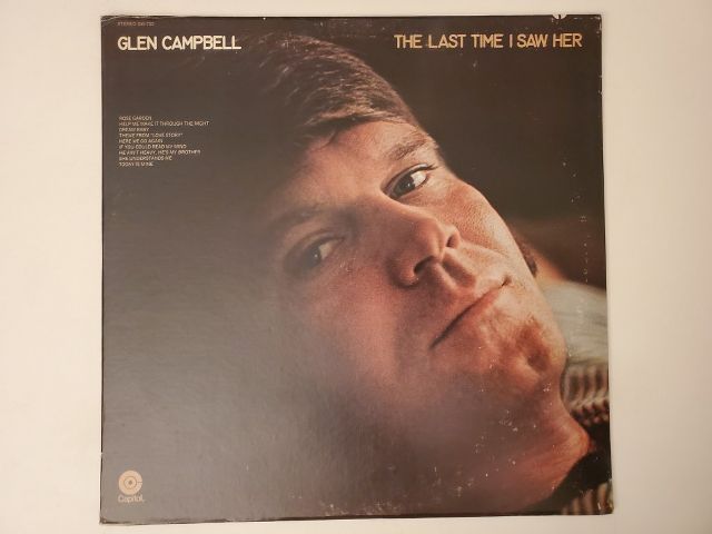 Glen Campbell The Last Time I Saw Her vinyl record