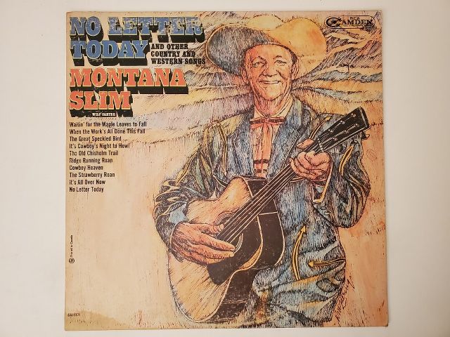 Montana Slim No Letter Today and Other Country and Western Songs vinyl record