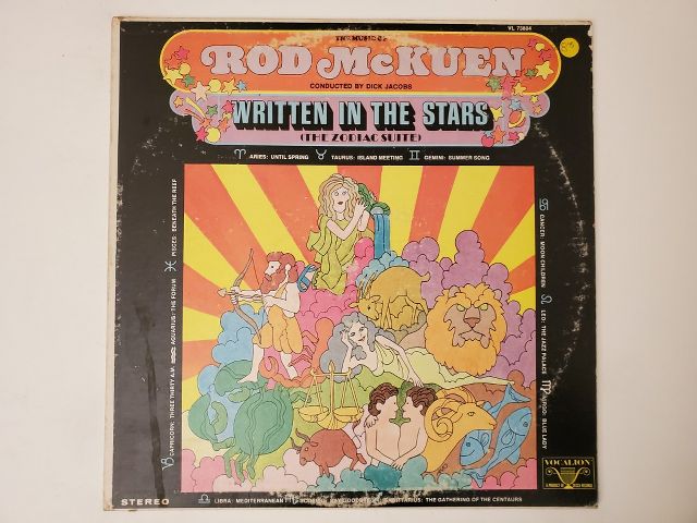 Rod McKuen Written in the Stars (The Zodiac Suite) vinyl record