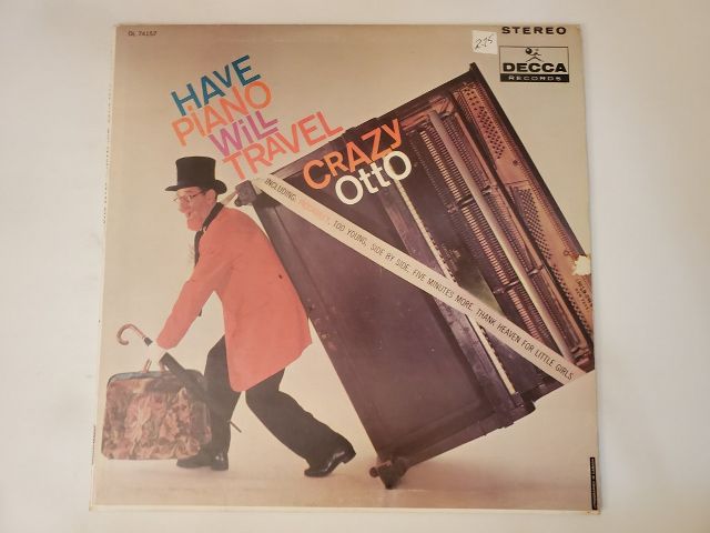 Crazy Otto Have Piano Will Travel vinyl record