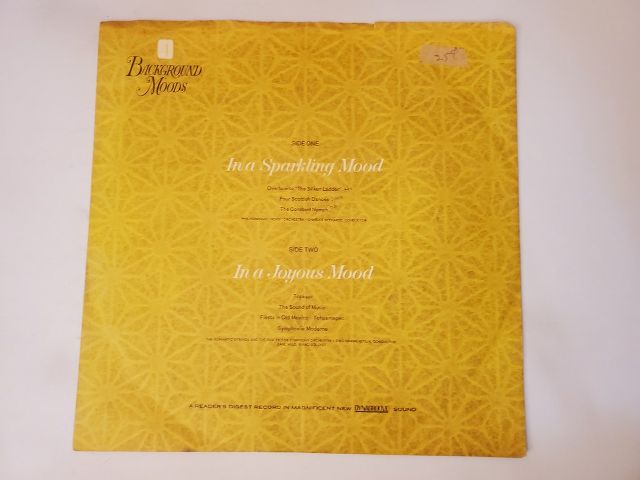 Various Artists Background Moods vinyl record