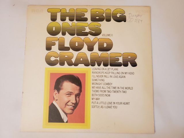 Floyd Cramer The Big Ones Volume II vinyl record