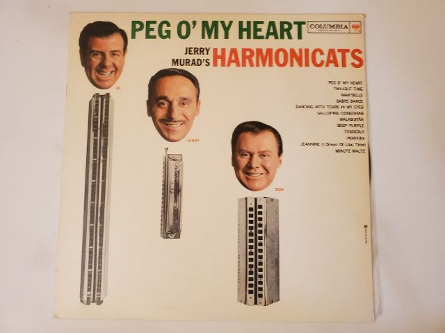 Jerry Murad's Harmonicats Peg O' My Heart vinyl record