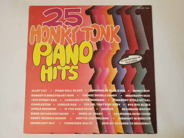 Various Artists 25 Honky Tonk Piano Hits vinyl record