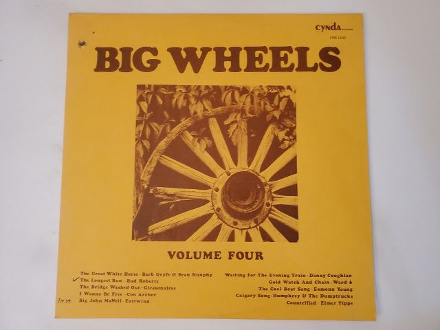 Various Artists Big Wheels Volume Four vinyl record