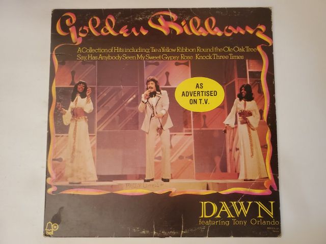 Dawn featuring Tony Orlando Golden Ribbons vinyl record
