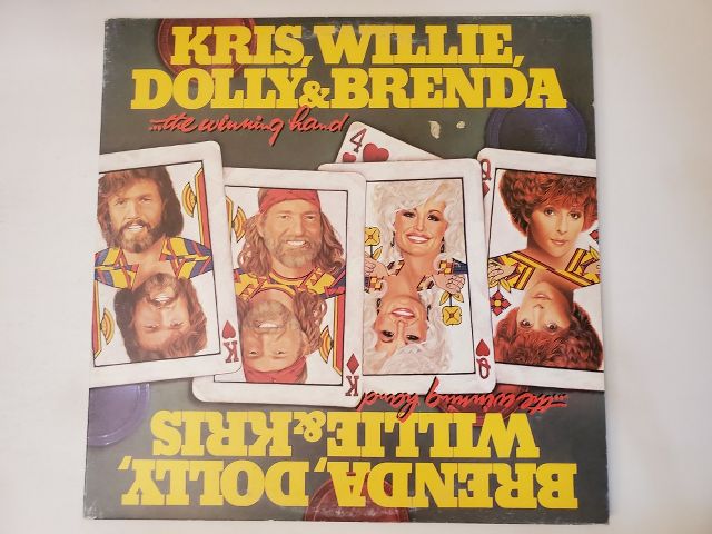 Kris Kristofferson, Willie Nelson, Dolly Parton, Brenda Lee The Winning Hand vinyl record