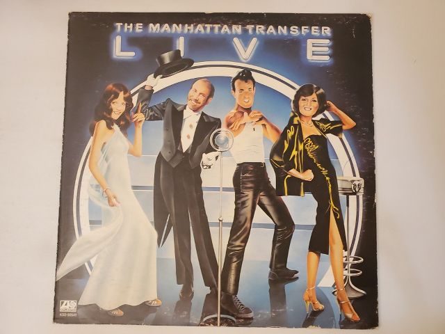 The Manhattan Transfer Live vinyl record