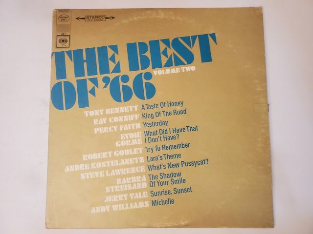 Various Artists The Best of '66 Volume Two vinyl record