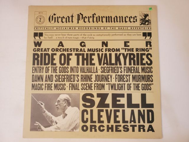 George Szell, Cleveland Orchestra Wagner: Great Orchestral Music from 'The Ring' vinyl record
