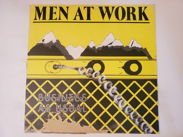 Men at Work Business as Usual vinyl record