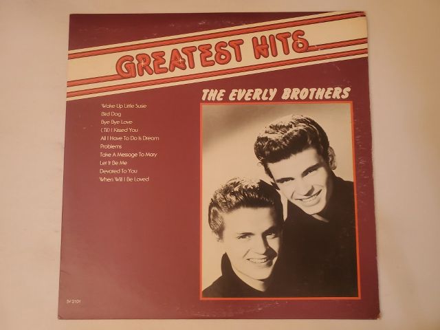 The Everly Brothers Greatest Hits vinyl record
