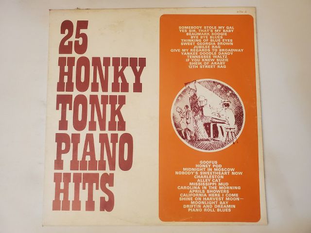Unknown 25 Honky Tonk Piano Hits vinyl record