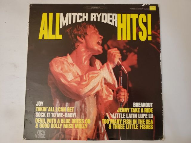 Mitch Ryder All Mitch Ryder Hits! vinyl record