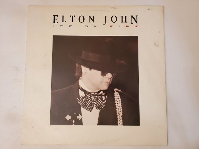 Elton John Ice on Fire vinyl record