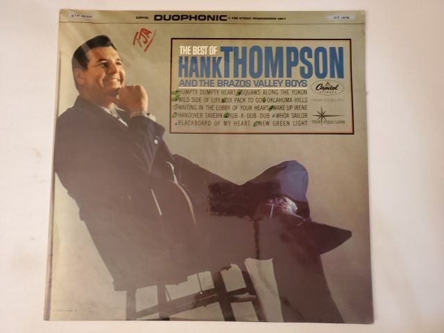 Hank Thompson and the Brazos Valley Boys The Best of Hank Thompson vinyl record