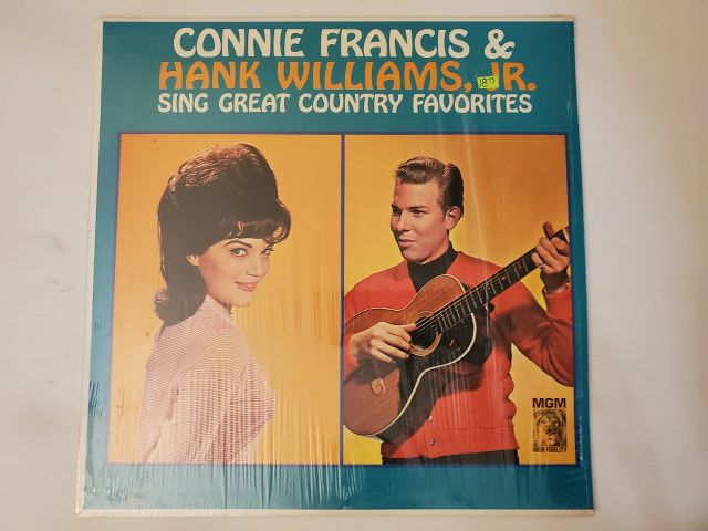 Connie Francis & Hank Williams, Jr. Sing Great Country Favorites vinyl record