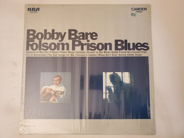 Bobby Bare Folsom Prison Blues vinyl record