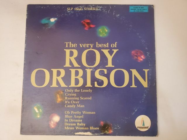 Roy Orbison The Very Best of Roy Orbison vinyl record