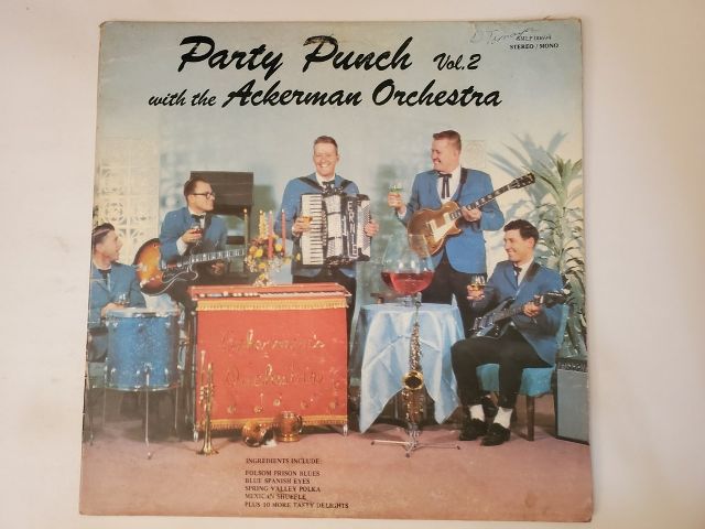 Ackerman Orchestra Party Punch Vol. 2 vinyl record