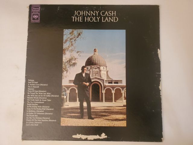 Johnny Cash The Holy Land vinyl record