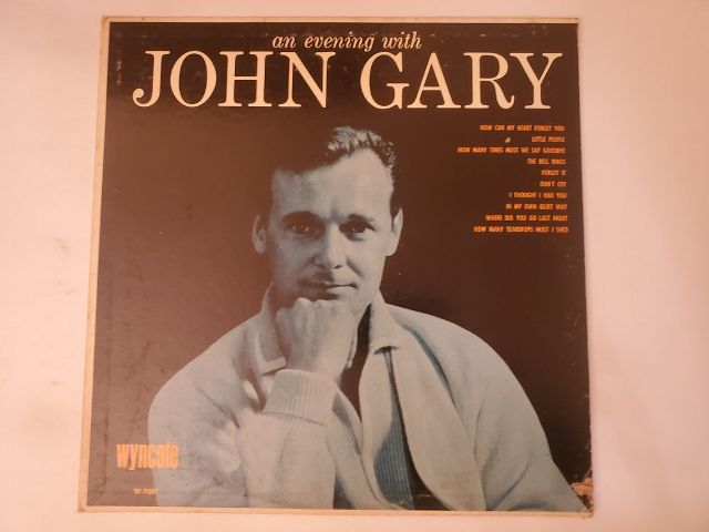 John Gary An Evening with John Gary vinyl record
