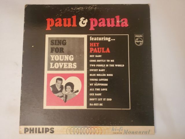 Paul & Paula Sing for Young Lovers vinyl record