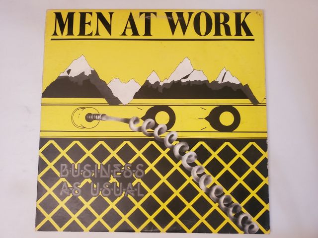 Men at Work Business as Usual vinyl record