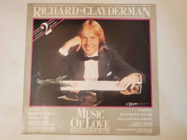 Richard Clayderman Music of Love vinyl record
