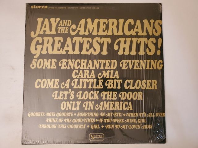 Jay and the Americans Greatest Hits vinyl record