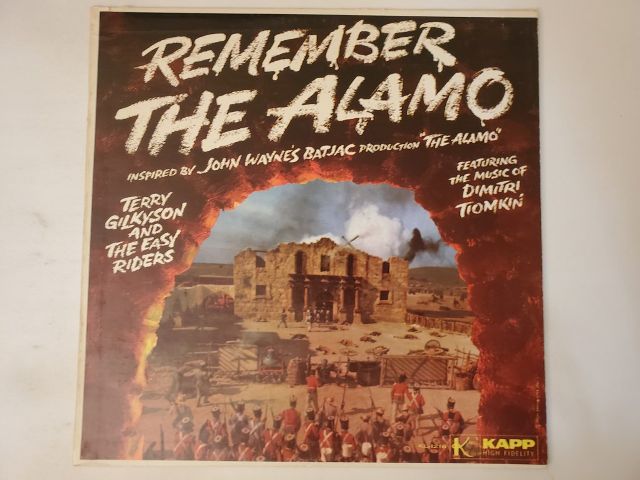 Terry Gilkyson and the Easy Riders Remember the Alamo vinyl record