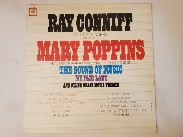 Ray Conniff and The Singers Music from Mary Poppins, The Sound of Music, My Fair Lady & Other Great Movie Themes vinyl record